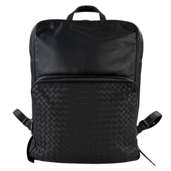 Bottega Veneta Handbags - Bottega Veneta Intrecciato Leather Backpack